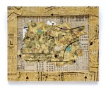 Nan Joy, Us, 2007, hand made paper and collage, 12 x 14 in.